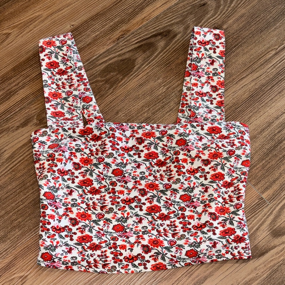 Floral Print Women's Top